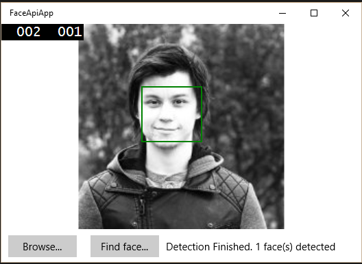 Face detected